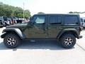 Sarge Green 2021 Jeep Wrangler Unlimited Rubicon 4x4 Exterior