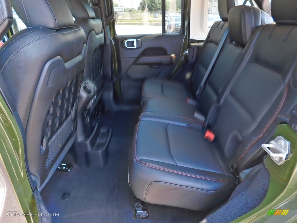 Black Interior 2021 Jeep Wrangler Unlimited Rubicon 4x4 Photo #139360324