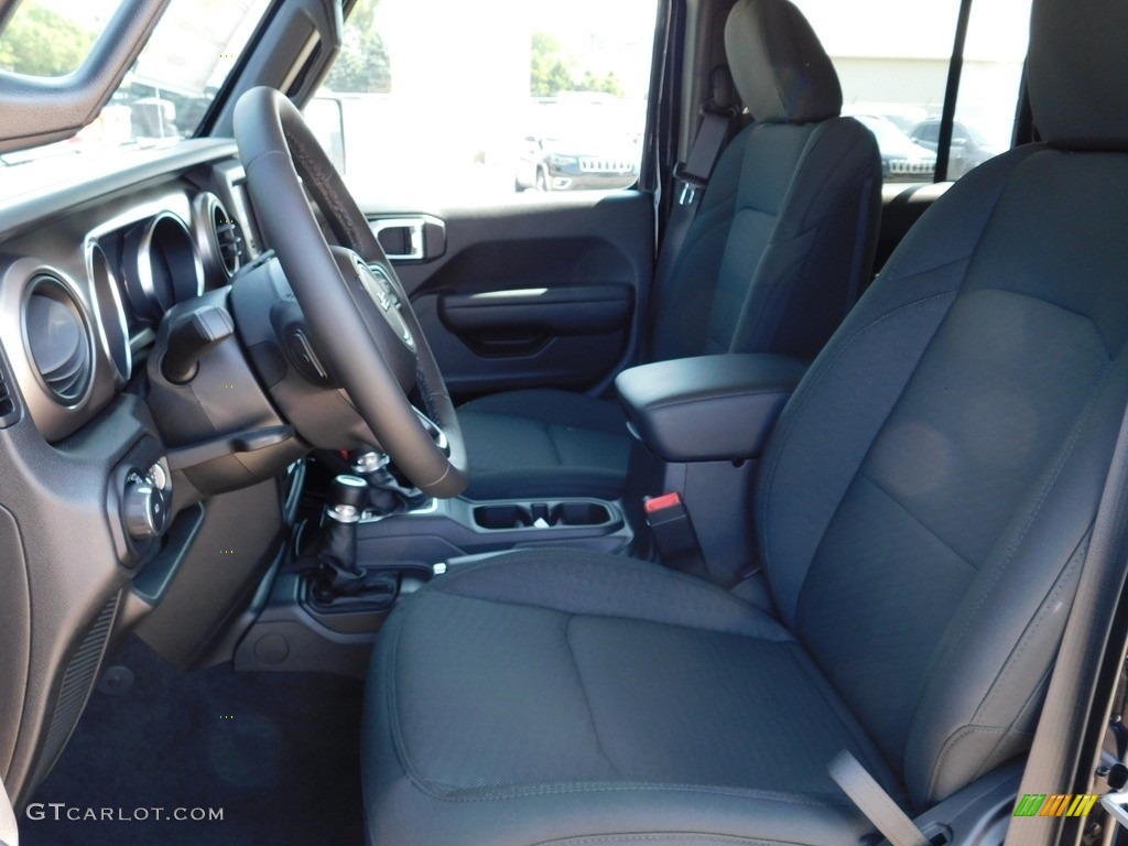 Black Interior 2021 Jeep Wrangler Unlimited Sport 4x4 Photo #139360666