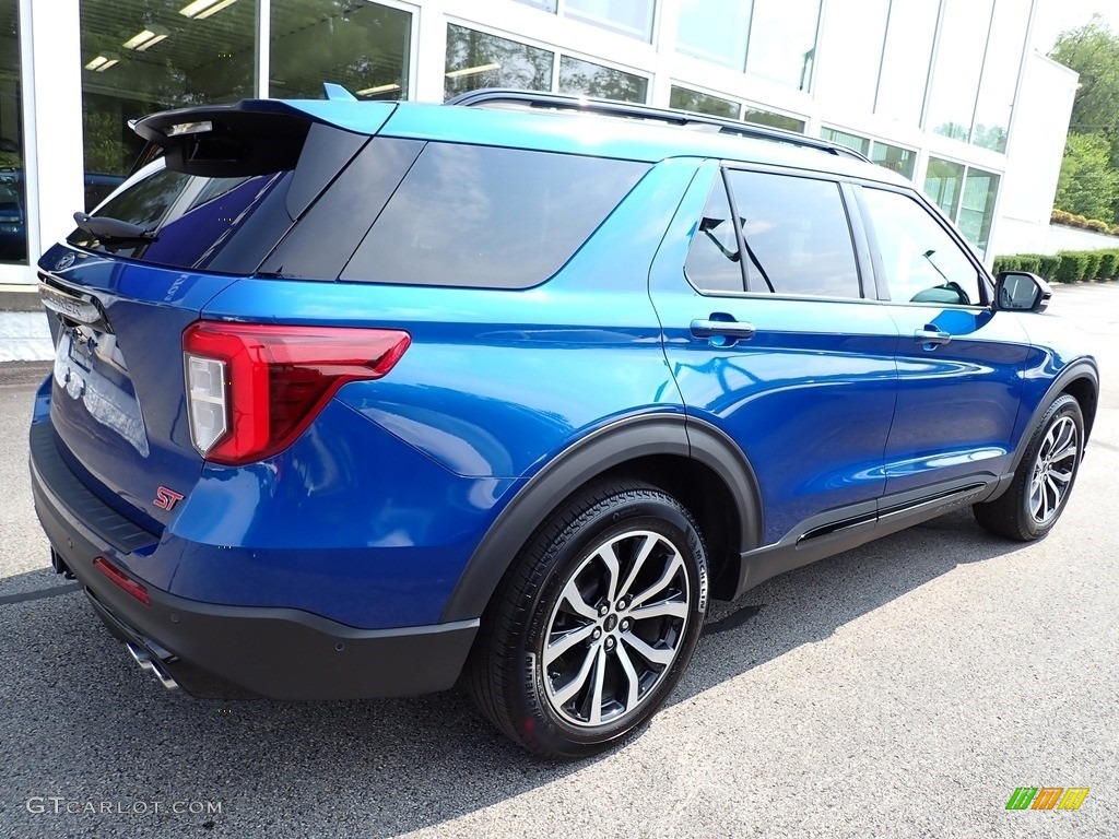 2020 Explorer ST 4WD - Atlas Blue Metallic / Ebony photo #3