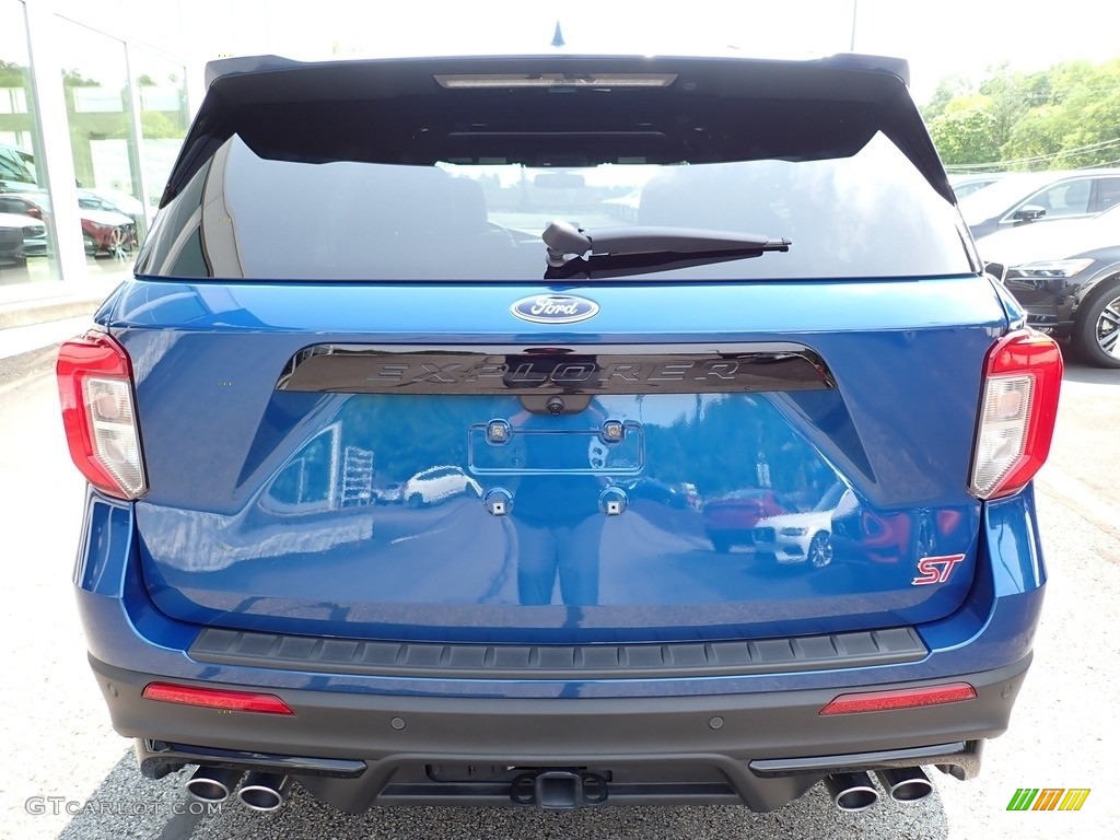 2020 Explorer ST 4WD - Atlas Blue Metallic / Ebony photo #4