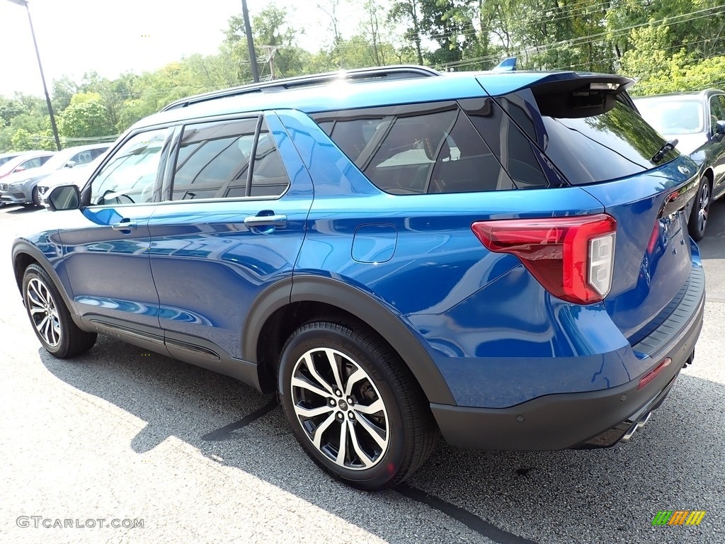 2020 Explorer ST 4WD - Atlas Blue Metallic / Ebony photo #7