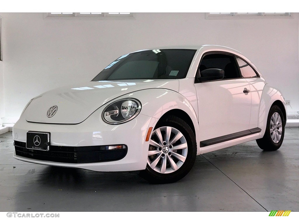 Pure White 2015 Volkswagen Beetle 1.8T Classic Exterior Photo #139363258