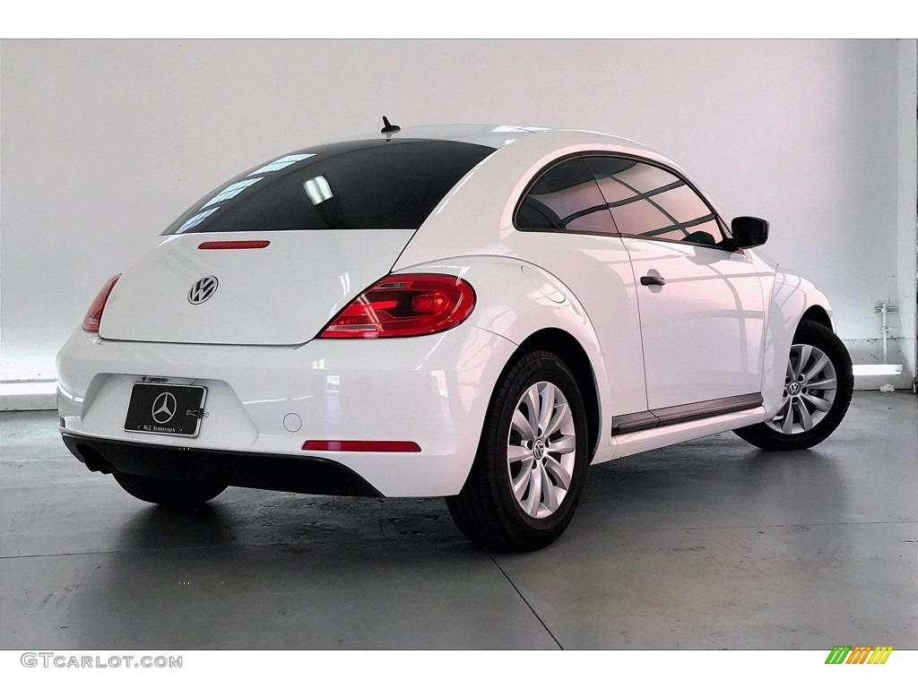 2015 Beetle 1.8T Classic - Pure White / Classic Beige/Brown Cloth photo #15