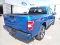 2020 Velocity Blue Ford F150 STX SuperCab 4x4  photo #2