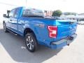 2020 Velocity Blue Ford F150 STX SuperCab 4x4  photo #7