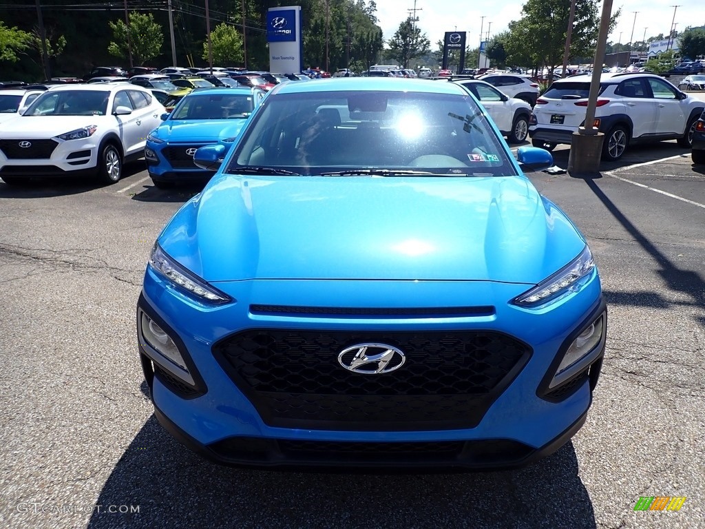 2021 Kona SE AWD - Surf Blue / Black photo #4