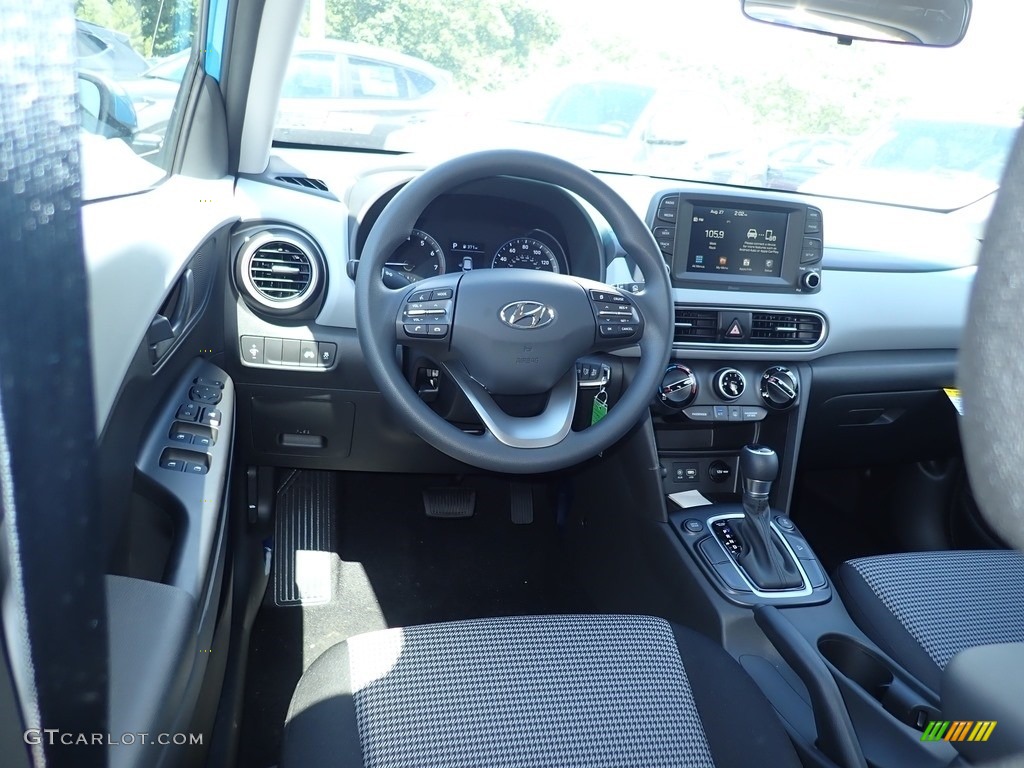 2021 Kona SE AWD - Surf Blue / Black photo #10