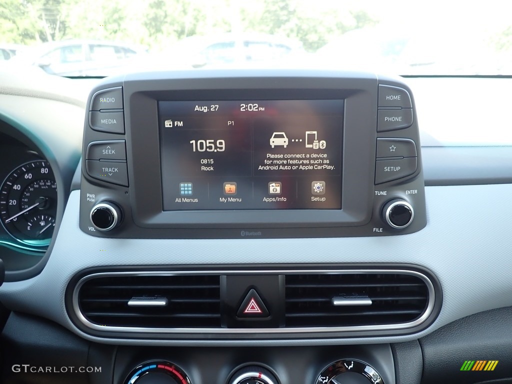 2021 Kona SE AWD - Surf Blue / Black photo #14