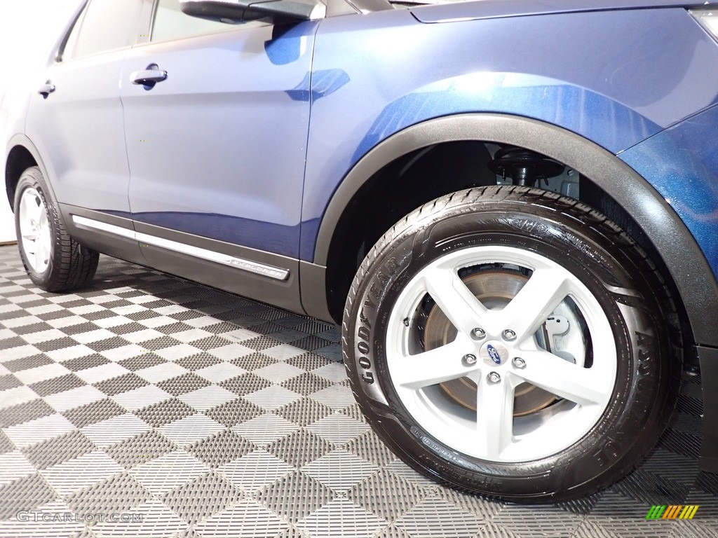 2017 Explorer XLT 4WD - Blue Jeans / Medium Light Camel photo #3