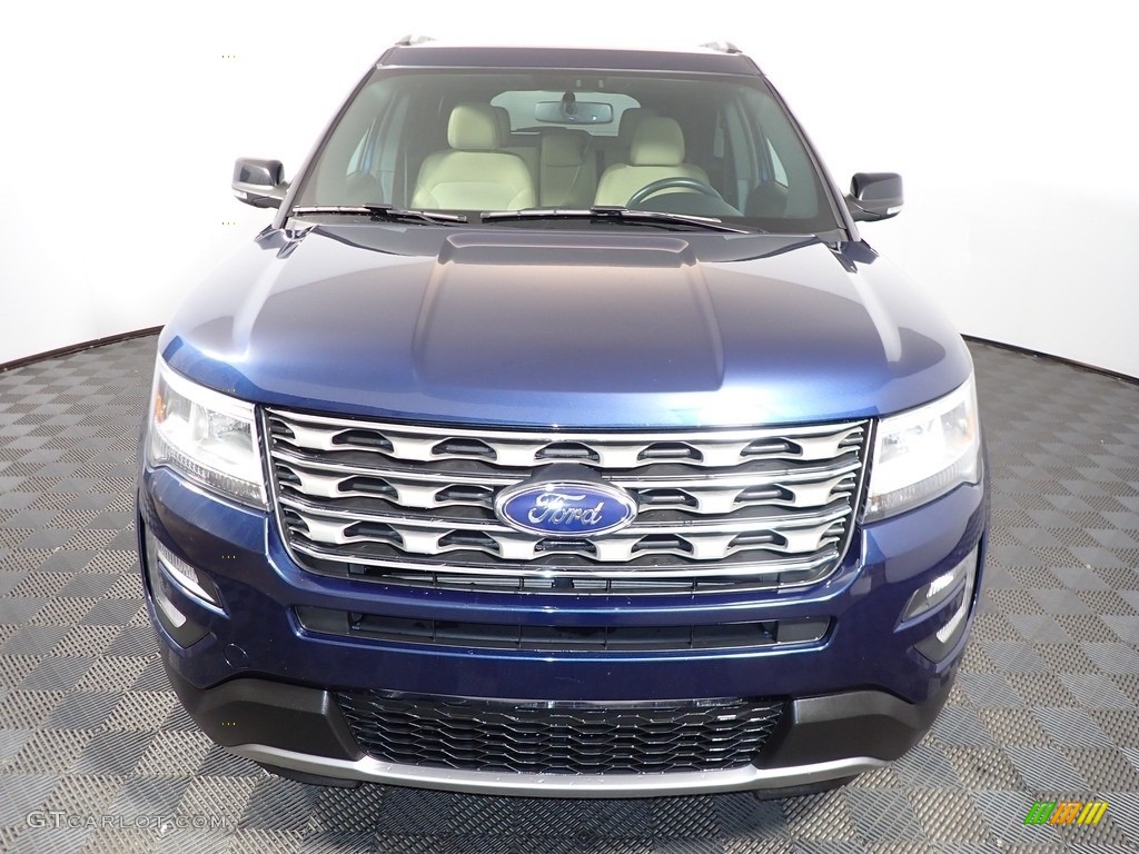 2017 Explorer XLT 4WD - Blue Jeans / Medium Light Camel photo #4