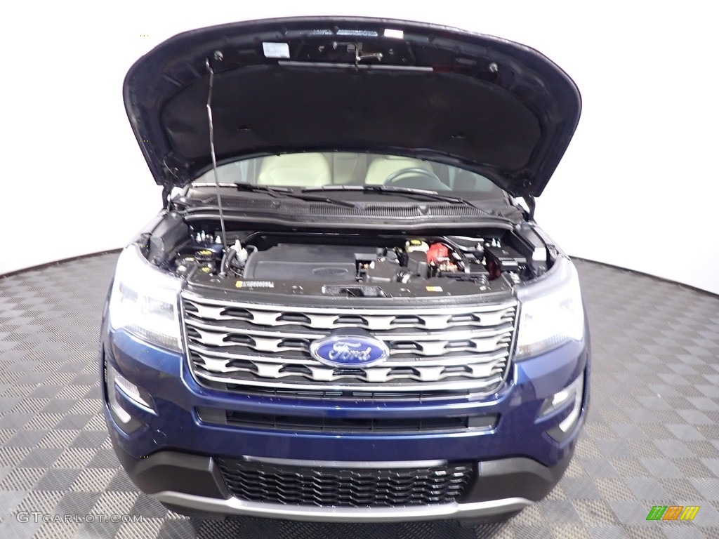 2017 Explorer XLT 4WD - Blue Jeans / Medium Light Camel photo #5