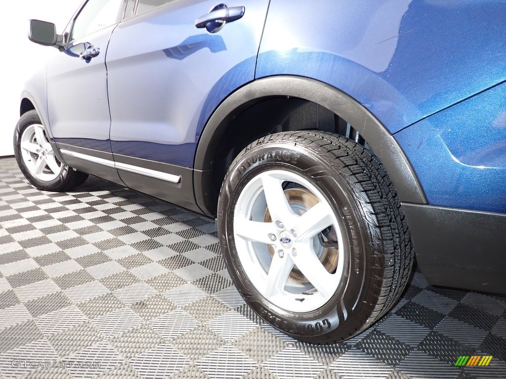2017 Explorer XLT 4WD - Blue Jeans / Medium Light Camel photo #10