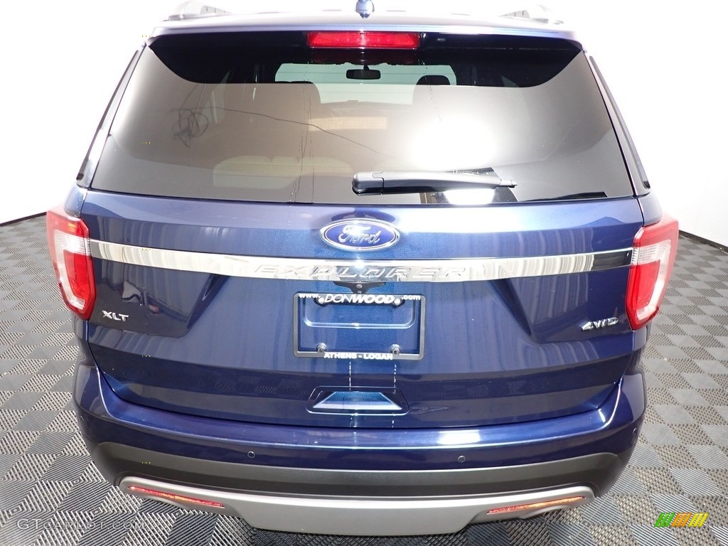 2017 Explorer XLT 4WD - Blue Jeans / Medium Light Camel photo #11