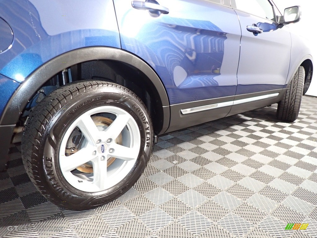 2017 Explorer XLT 4WD - Blue Jeans / Medium Light Camel photo #17
