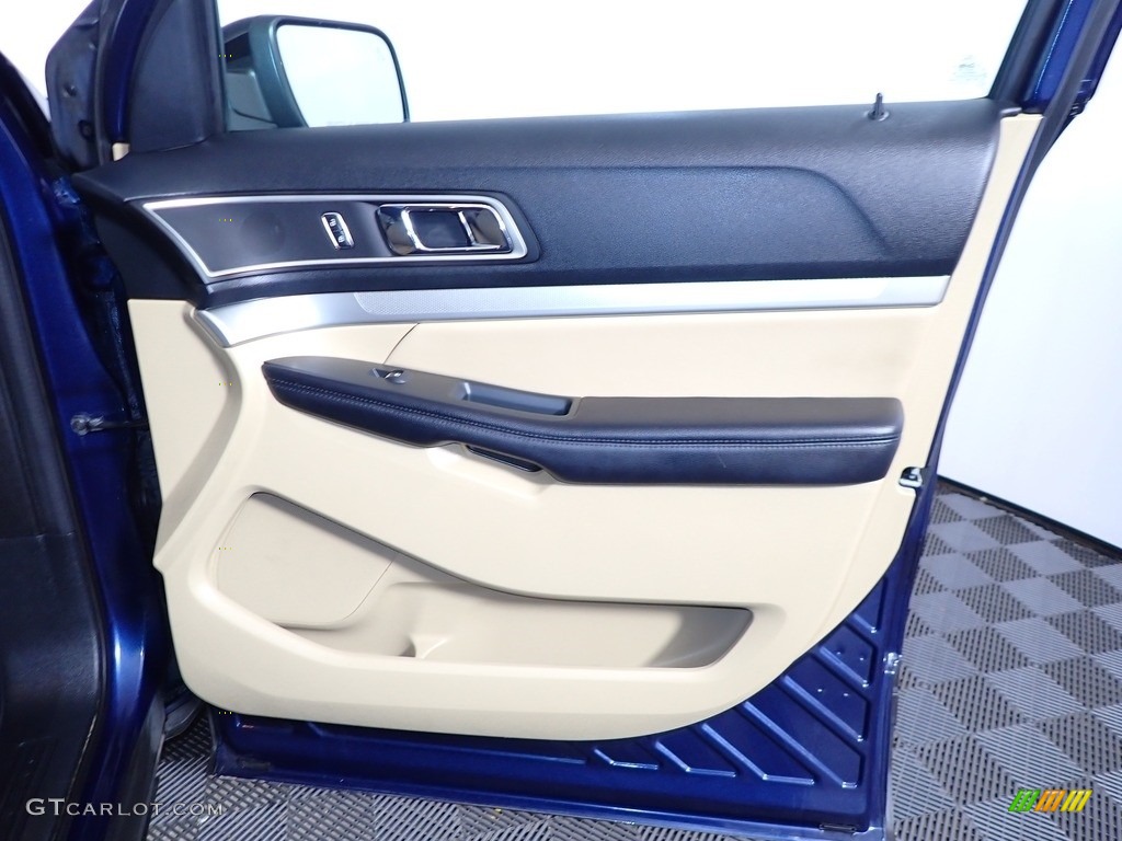 2017 Explorer XLT 4WD - Blue Jeans / Medium Light Camel photo #26