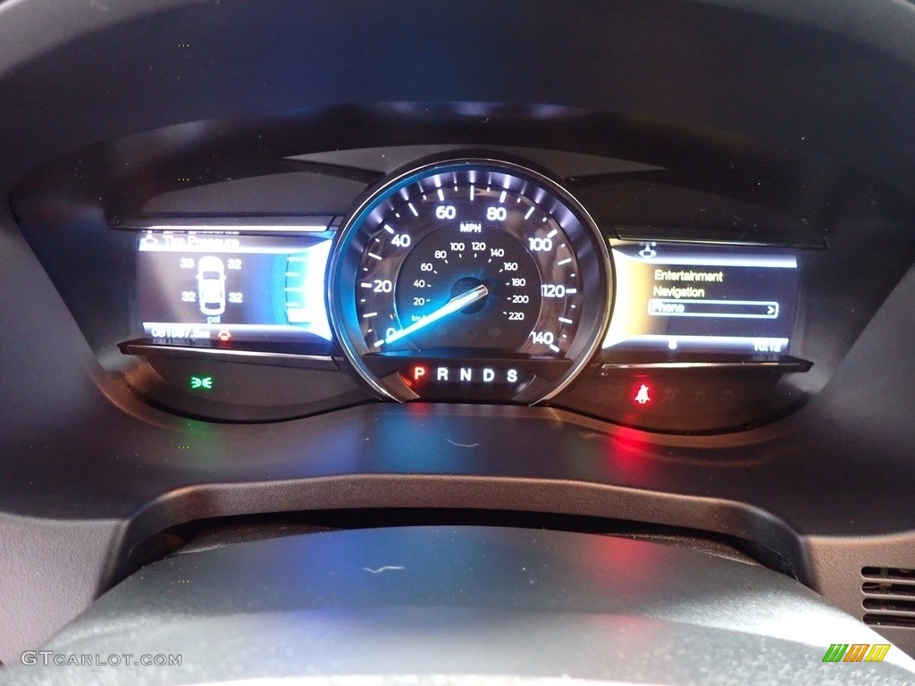 2017 Explorer XLT 4WD - Blue Jeans / Medium Light Camel photo #29