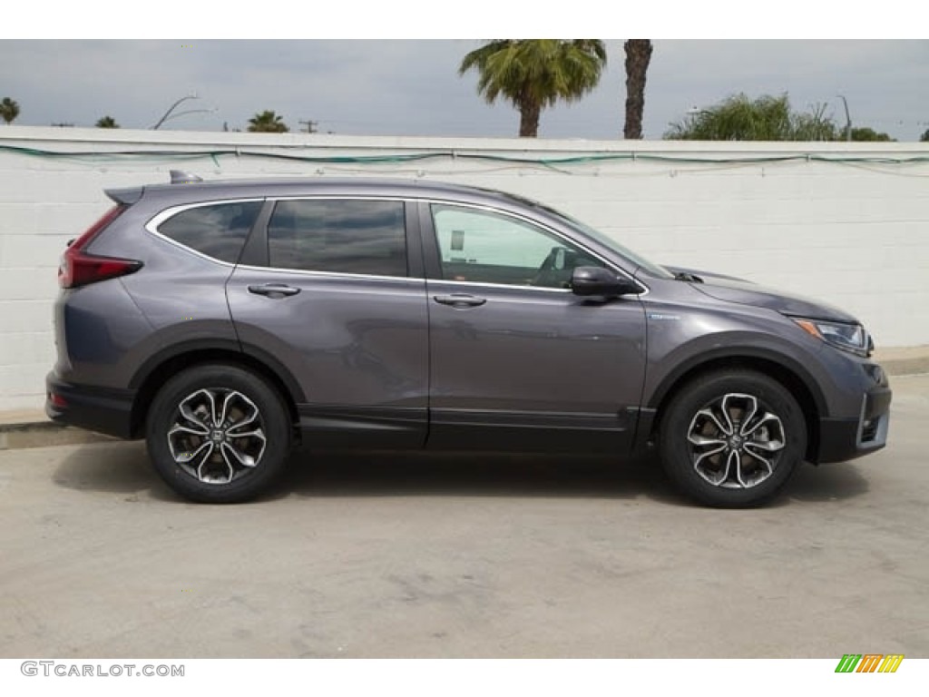 2020 CR-V EX-L AWD Hybrid - Modern Steel Metallic / Black photo #6