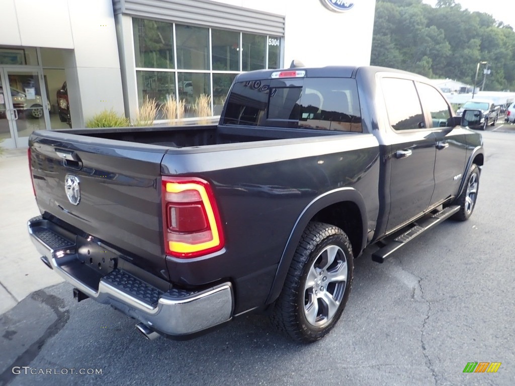 2019 1500 Laramie Crew Cab 4x4 - Maximum Steel Metallic / Black photo #2