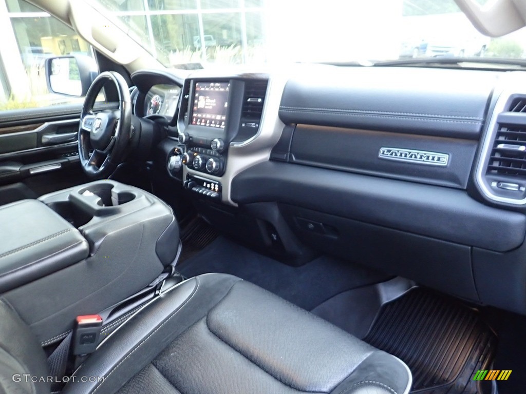 2019 1500 Laramie Crew Cab 4x4 - Maximum Steel Metallic / Black photo #11