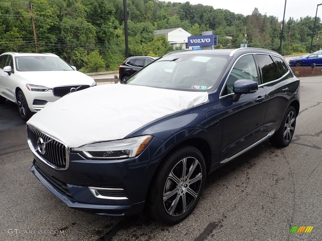 Denim Blue Metallic 2021 Volvo XC60 T8 eAWD Inscription Plug-in Hybrid Exterior Photo #139372001
