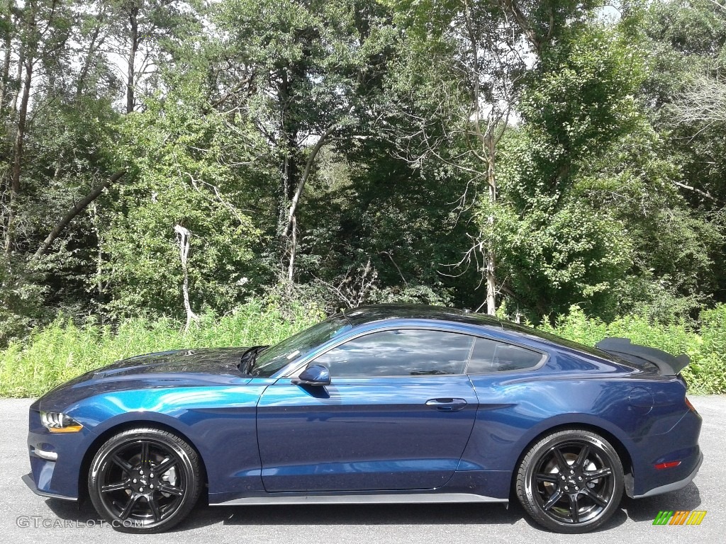 2019 Mustang EcoBoost Fastback - Kona Blue / Ebony photo #1