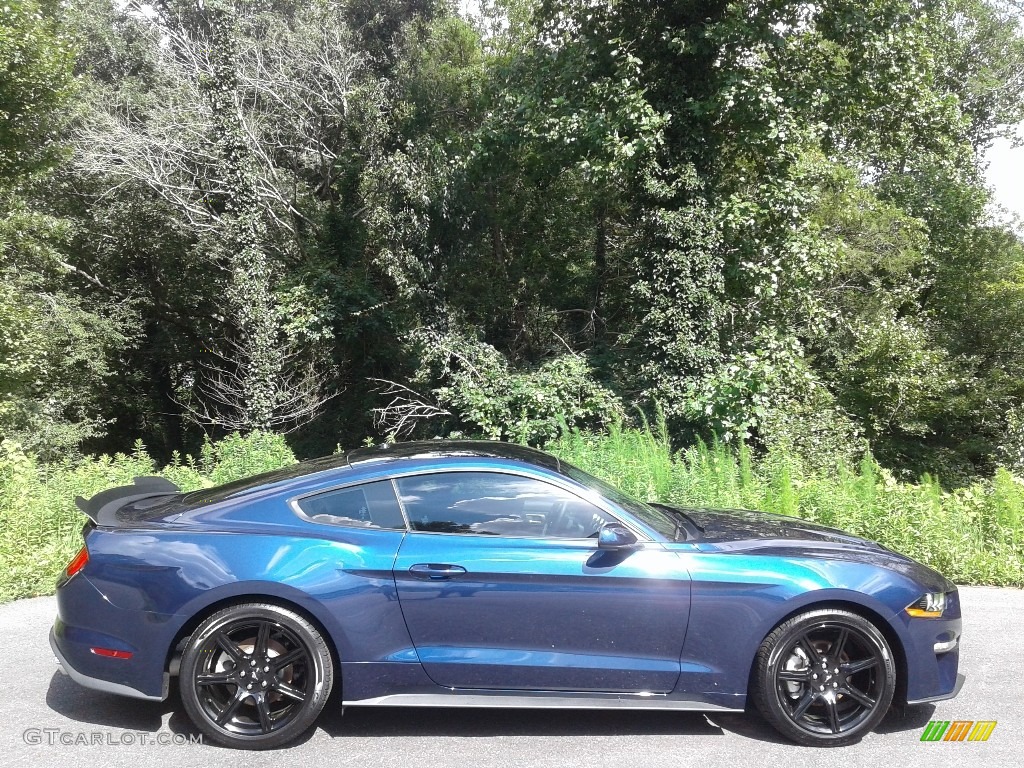 2019 Mustang EcoBoost Fastback - Kona Blue / Ebony photo #5