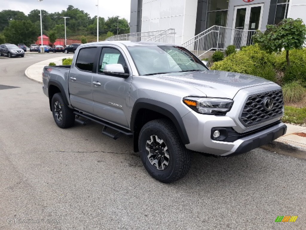 2020 Tacoma TRD Off Road Double Cab 4x4 - Silver Sky Metallic / TRD Cement/Black photo #24