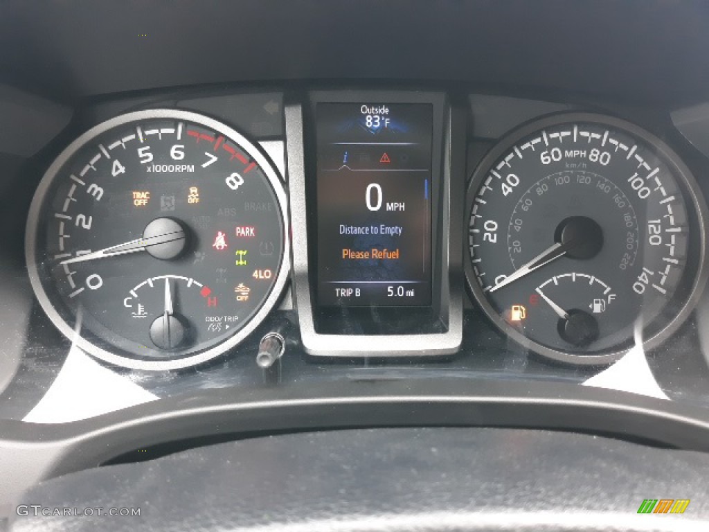 2020 Toyota Tacoma TRD Off Road Double Cab 4x4 Gauges Photo #139373471