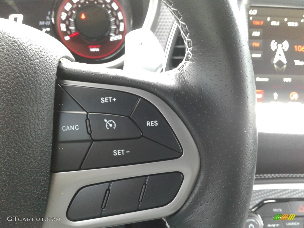 2019 Dodge Challenger SRT Hellcat Redeye Widebody Black Steering Wheel Photo #139374677