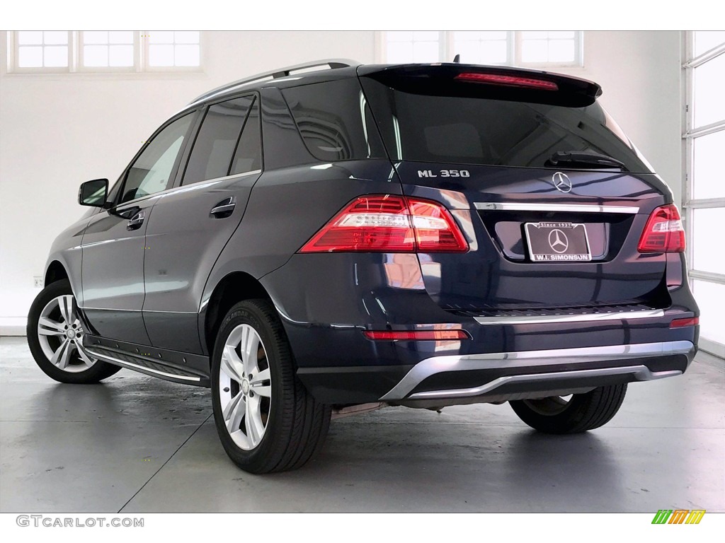 2014 ML 350 - Lunar Blue Metallic / Almond Beige photo #10