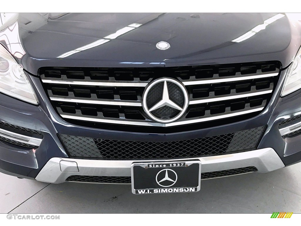 2014 ML 350 - Lunar Blue Metallic / Almond Beige photo #33