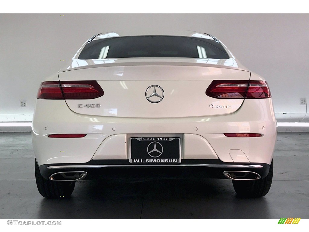 2018 E 400 4Matic Coupe - designo Diamond White Metallic / Macchiato Beige/Black photo #3