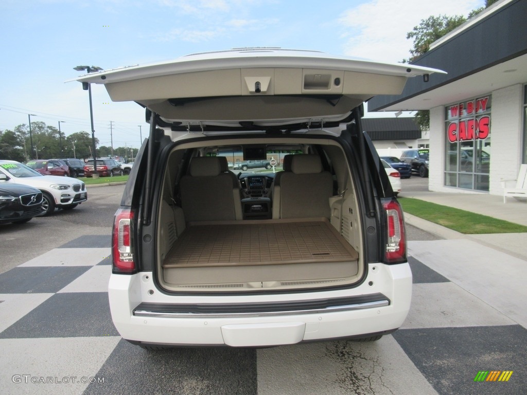 2019 Yukon Denali 4WD - White Frost Tintcoat / Cocoa/Shale photo #5