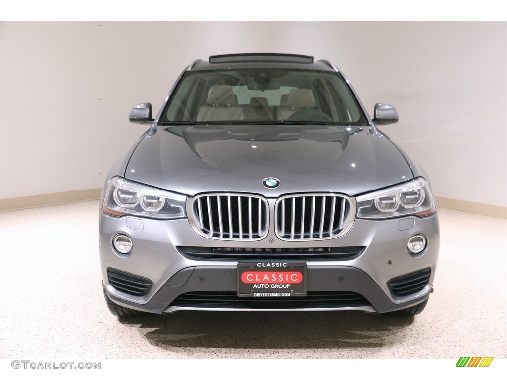 2015 X3 xDrive35i - Space Grey Metallic / Oyster photo #2