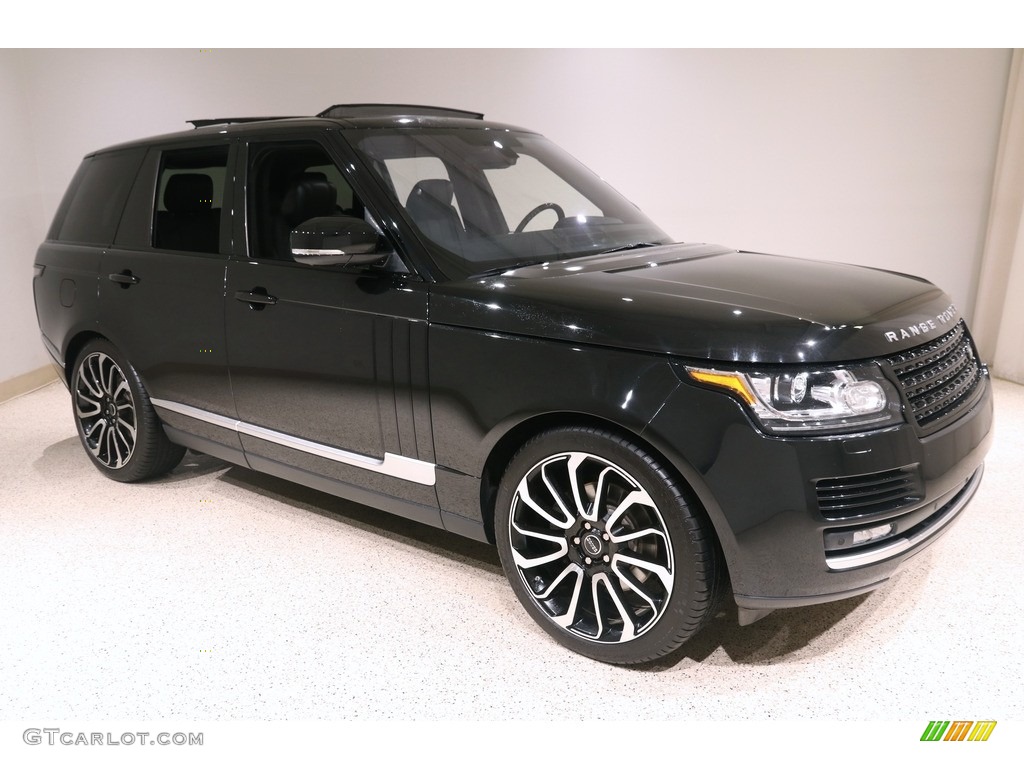 2016 Range Rover HSE - Santorini Black Metallic / Ebony/Cirrus photo #1