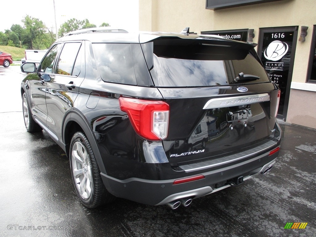 2020 Explorer Platinum 4WD - Agate Black Metallic / Ebony photo #3