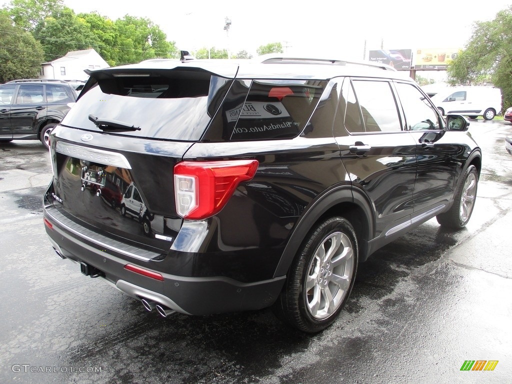 2020 Explorer Platinum 4WD - Agate Black Metallic / Ebony photo #4