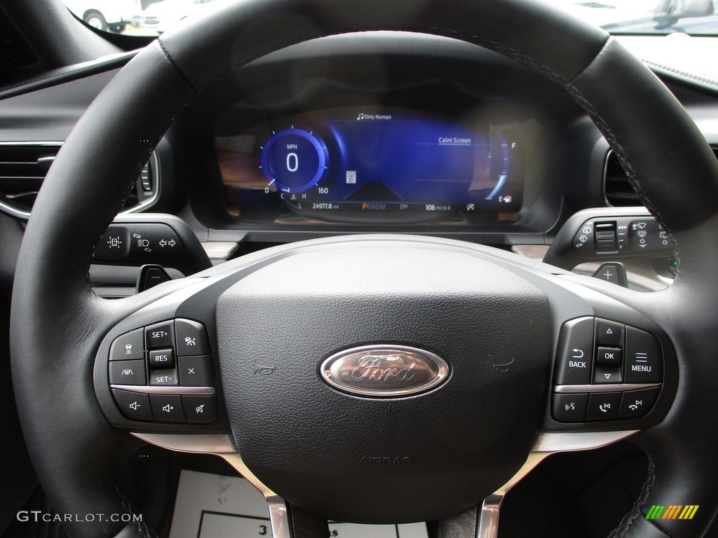 2020 Explorer Platinum 4WD - Agate Black Metallic / Ebony photo #17