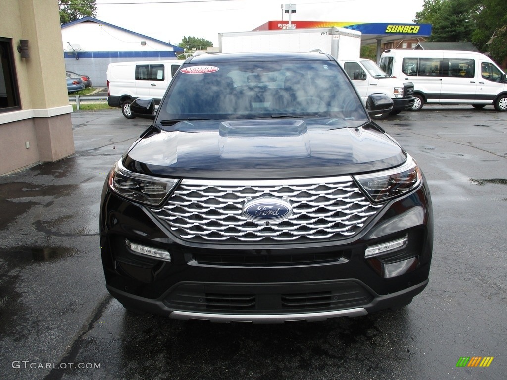2020 Explorer Platinum 4WD - Agate Black Metallic / Ebony photo #33