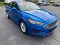 2019 Velocity Blue Ford Fusion Hybrid SE  photo #4