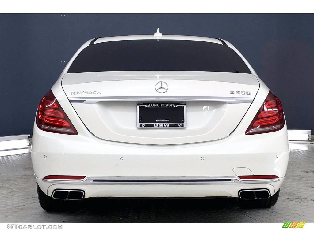 2016 S Mercedes-Maybach S600 Sedan - designo Diamond White Metallic / Black photo #3