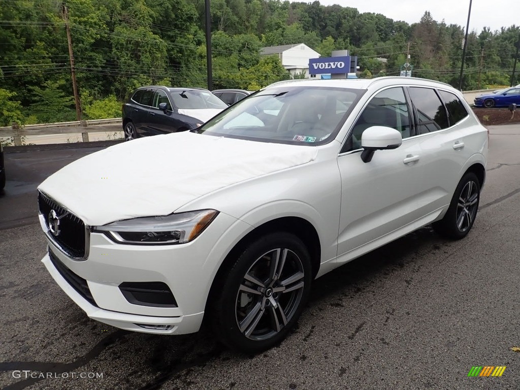 Crystal White Metallic 2021 Volvo XC60 T6 AWD Momentum Exterior Photo #139381691