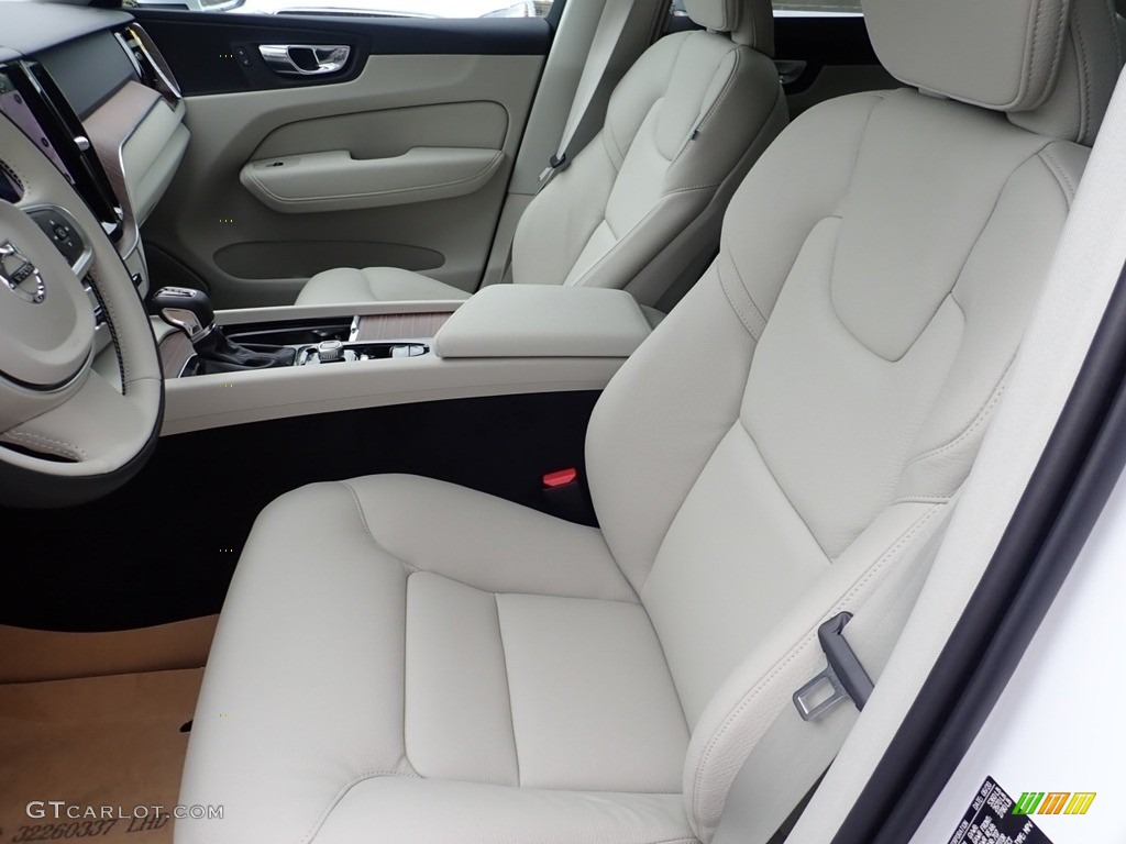 Blonde/Charcoal Interior 2021 Volvo XC60 T5 AWD Momentum Photo #139381823