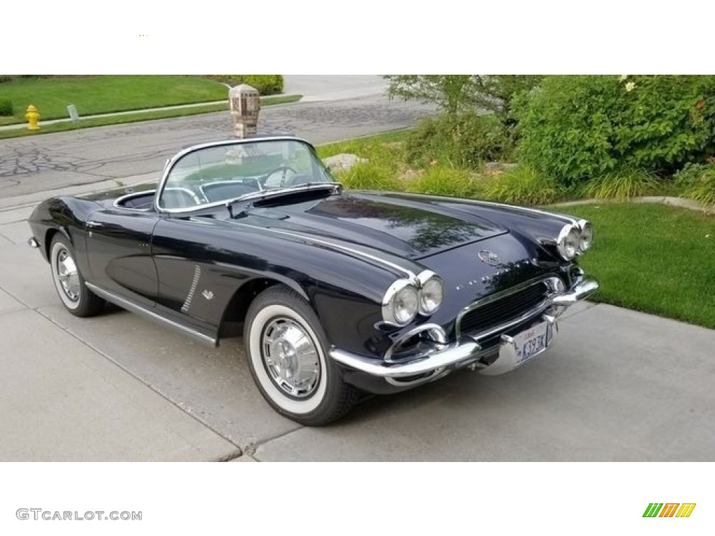 1962 Corvette Convertible - Tuxedo Black / Black photo #1