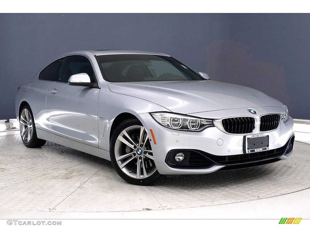 Glacier Silver Metallic 2017 BMW 4 Series 440i Coupe Exterior Photo #139383979