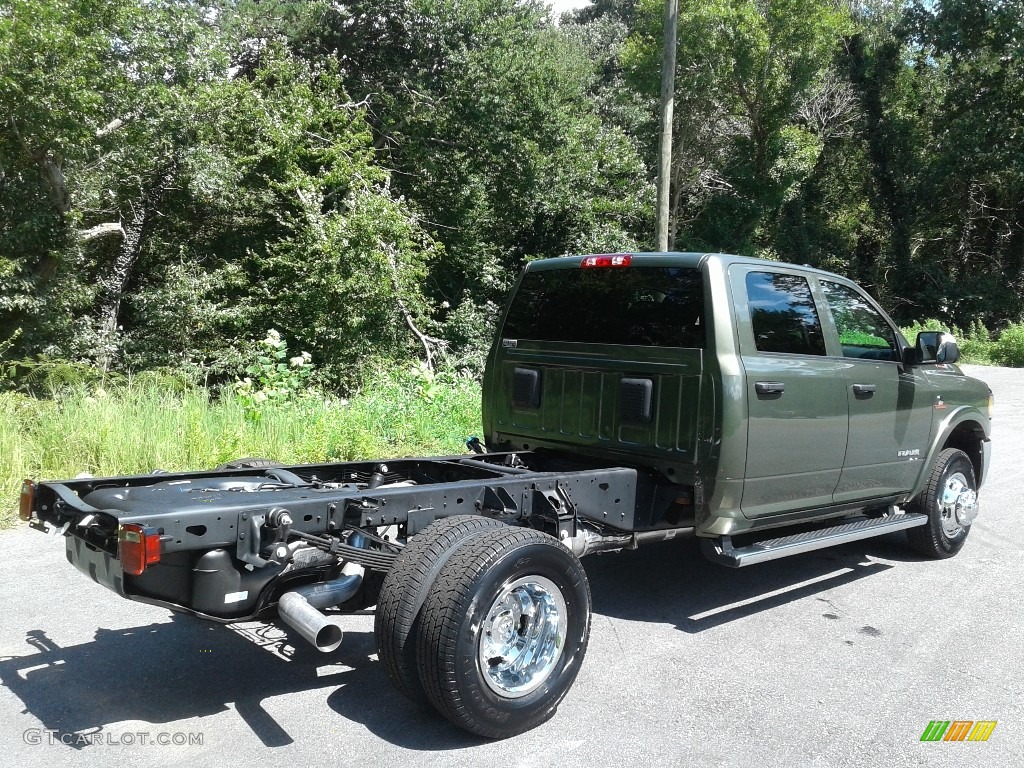 2020 3500 Tradesman Crew Cab 4x4 Chassis - Olive Green Pearl / Black/Diesel Gray photo #6
