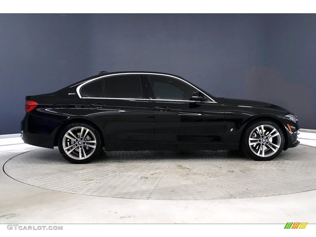 2018 3 Series 330e iPerformance Sedan - Jet Black / Black photo #14