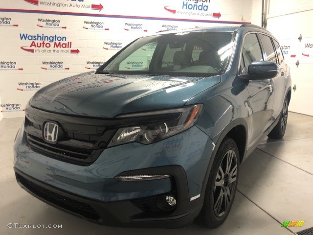 2021 Pilot Special Edition AWD - Steel Sapphire Metallic / Gray photo #1
