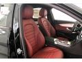 2020 Mercedes-Benz C Cranberry Red/Black Interior Front Seat Photo